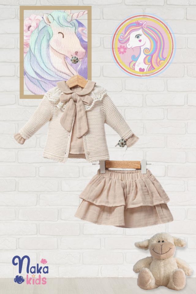 Minik Prenses 0-3 ay - Bej