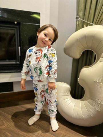 Köpekli Eşofman Takımı 3-4 yaş