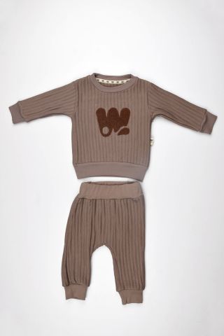 W Eşofman Takım- Kahverengi 18-24 ay