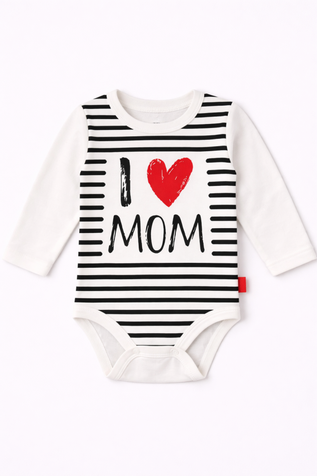 Sevgi Uzun Kollu Yakası Çıtçıtlı Bebek Zıbın