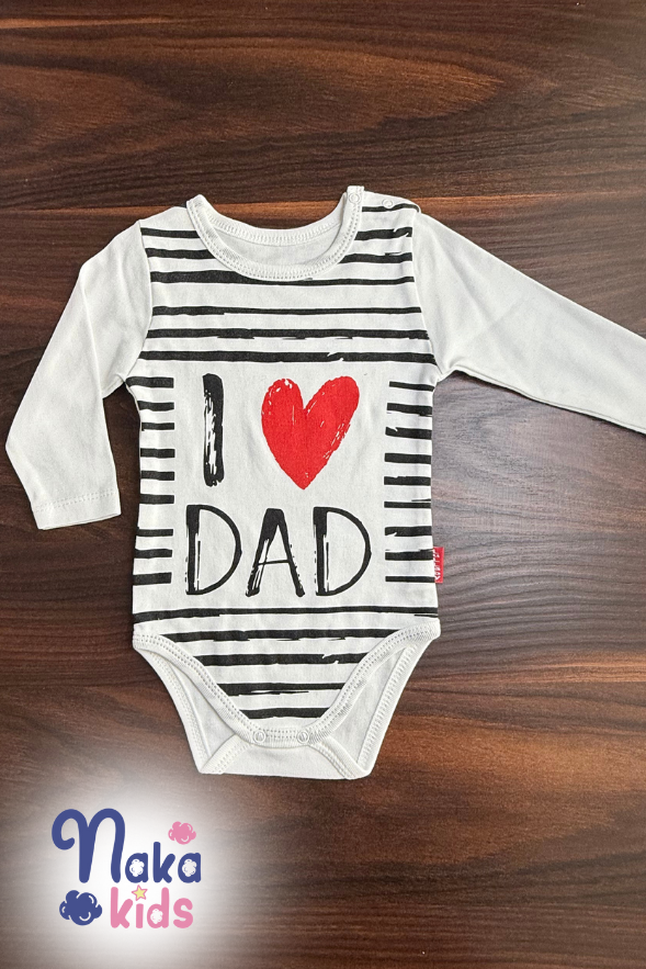 Baba Sevgisi Uzun Kollu Bebek Zıbın