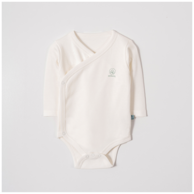 Kruvaze Uzun Kollu Bebek Zıbın-Ekru