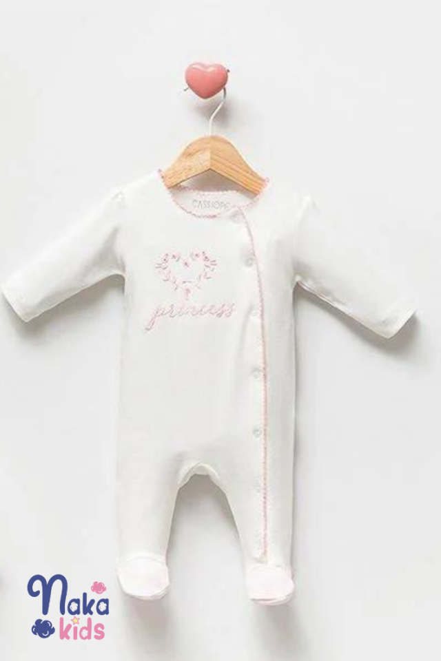 Royal Blossom Ekru Organik Bebek Hastane Çıkış Seti