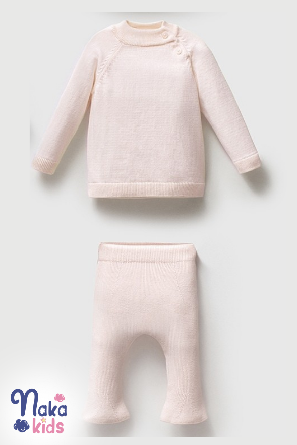 Mini Vogue 3’lü Kız Bebek Seti- Pembe