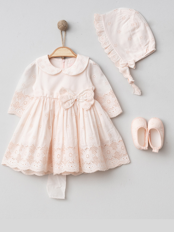 Rosalie Signature Collection – Kız Bebek Elbisesi- 4 Parça