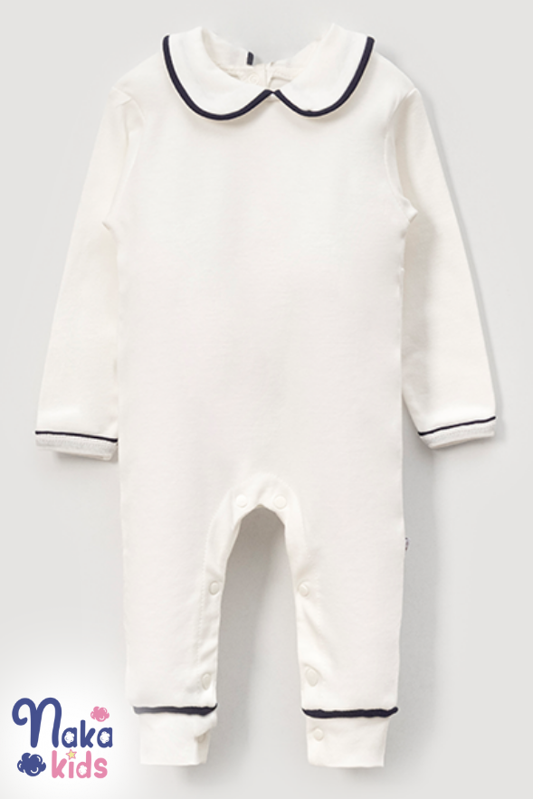 Yenidoğan 10 Parça Hastane Çıkış Seti – Lacivert Fitilli