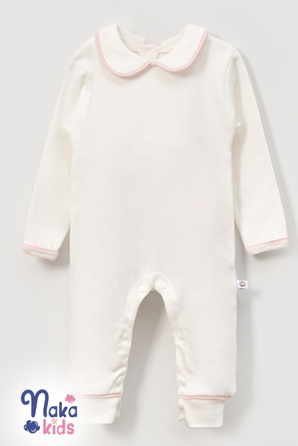 Nakışlı veya Nakışsız Yenidoğan 10 Parça Hastane Çıkış Seti – Pembe Fitilli