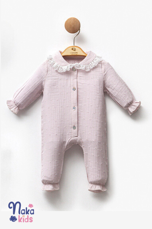 Cotton Dream Müslin Bebek Hastane Çıkış Seti-Lila