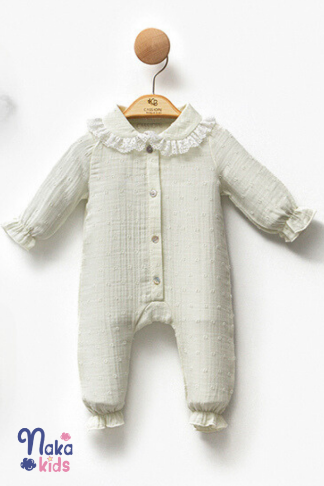 Cotton Dream Müslin Bebek Hastane Çıkış Seti-Yeşil