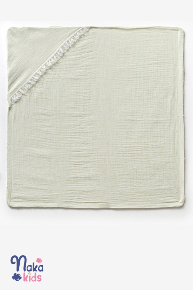 Cotton Dream Müslin Bebek Hastane Çıkış Seti-Yeşil