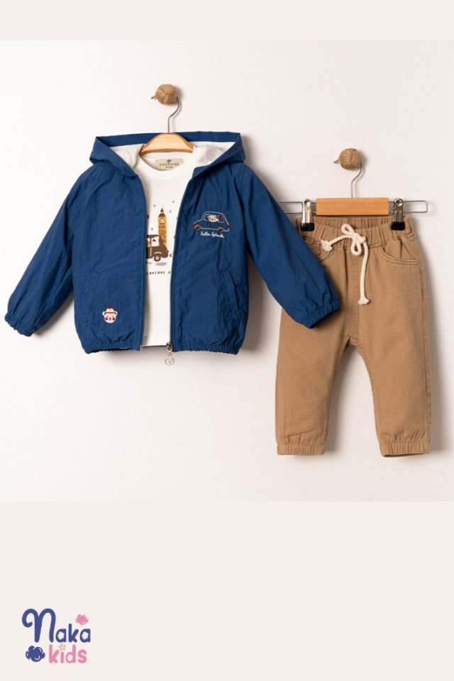 Yağmurluklu 3lü Takım