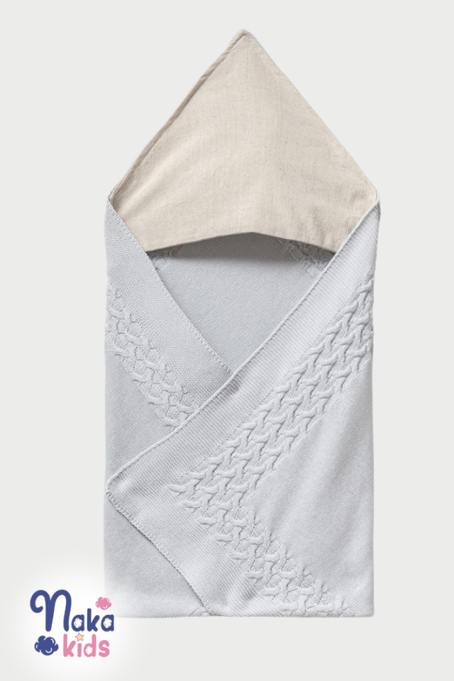 Ponpon Detaylı 5’li Erkek Bebek Hastane Çıkış Seti – Mavi