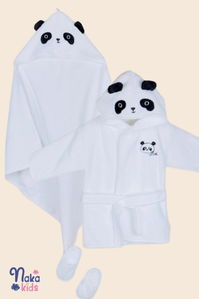 Sevimli Panda Bornoz Takımı