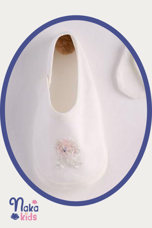 İtalyan Dantelli Organik Pamuk Kız Bebek 10 Parça Hastane Çıkış Seti