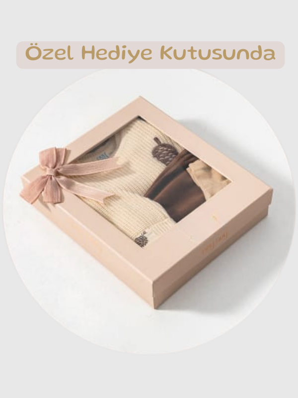 Oak Baby Erkek Bebek Kadife 4 Parça Salopet Set