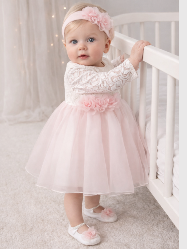 Rose  Kız Bebek Elbise Seti