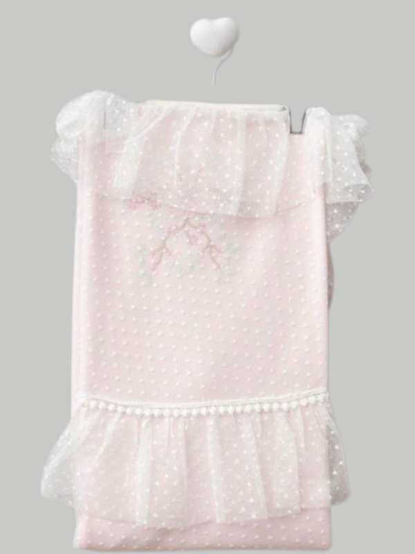 Celeste Pearl Kız Bebek Hastane Çıkış Seti- 4 Parça Pembe