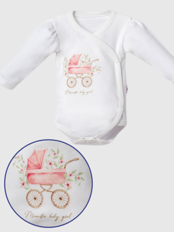 Noor Grace Kız Bebek Yenidoğan Kutulu Set Uzun Kollu 5 Parça