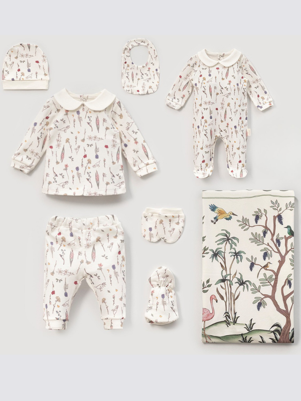 Flamingo Garden Bebek Hastane Çıkışı Seti- 8 Parça