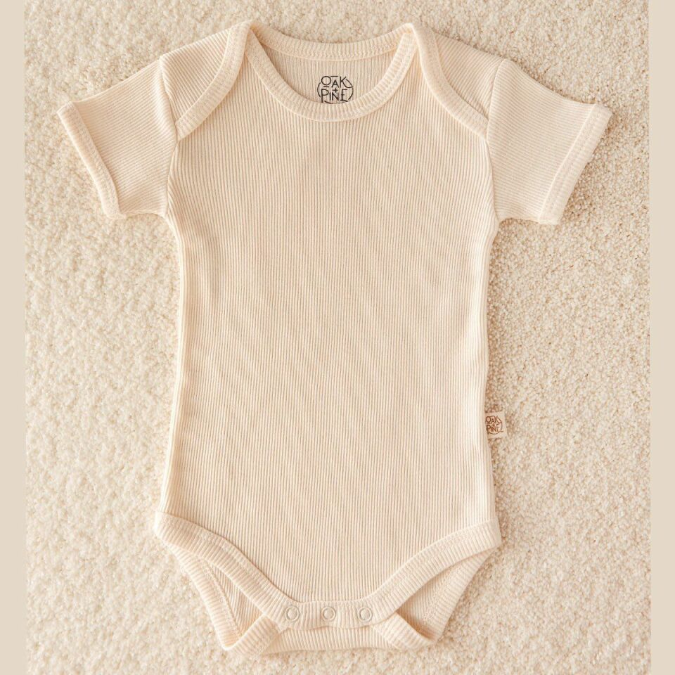 Uzun Kollu Bebek Zıbın- Beyaz 6-9 ay