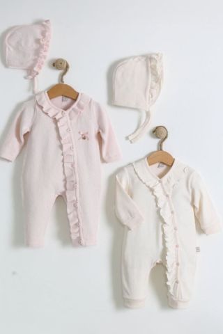 Fırfırlı 4 lü Tulum Set 6-9 ay