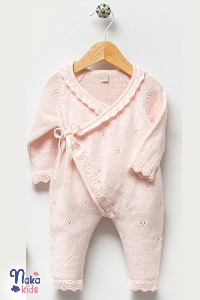 İlk Adım Elegans Kız Bebek Hastane Çıkış Seti Pembe