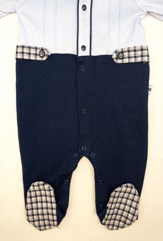 Ekose Papyonlu Tulum 0-3 ay