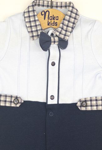 Ekose Papyonlu Tulum 6-9 ay