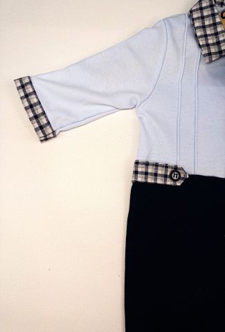 Ekose Papyonlu Tulum 6-9 ay