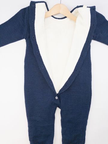 Ayıcıklı Tulum Bere 2'li Set 9-12 ay