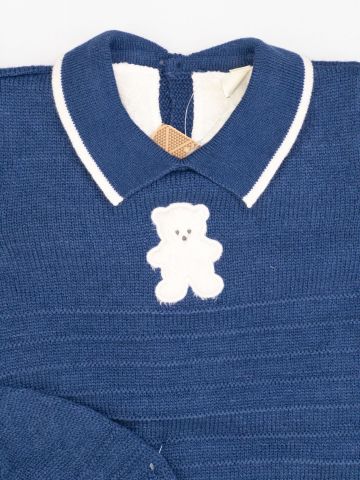 Ayıcıklı Tulum Bere 2'li Set 9-12 ay