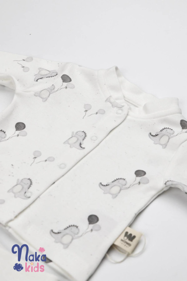 Bebek Dinozor Desenli Pijama Takım