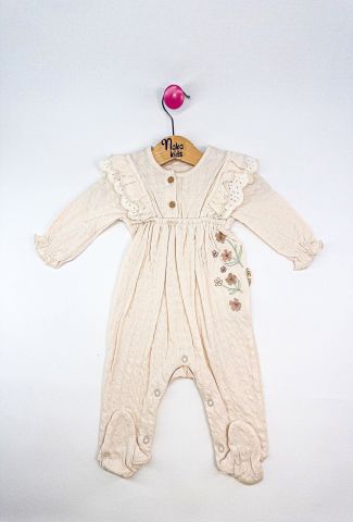 Çiçek İşlemeli Tulum 1-3 ay