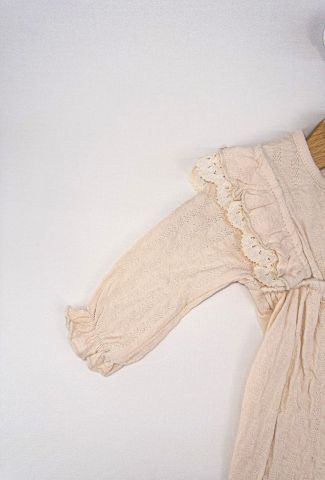 Çiçek İşlemeli Tulum 0-1 ay