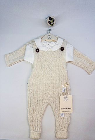 Salopet 3'lü Yün Takım 9-12 ay