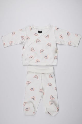 Kivi Desenli Zıbın Takım 3-6 ay