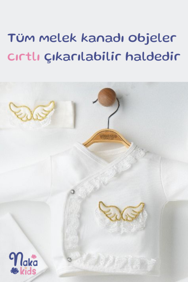 Melek Kanadı Hastane Çıkış Seti- Gold