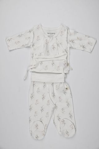 Dal Desenli 3 lü Zıbın Takım 0-3 ay