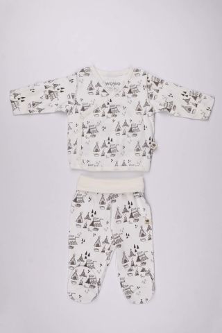 Kızılderili Çadırı 2 li Zıbın Takım 3-6 ay