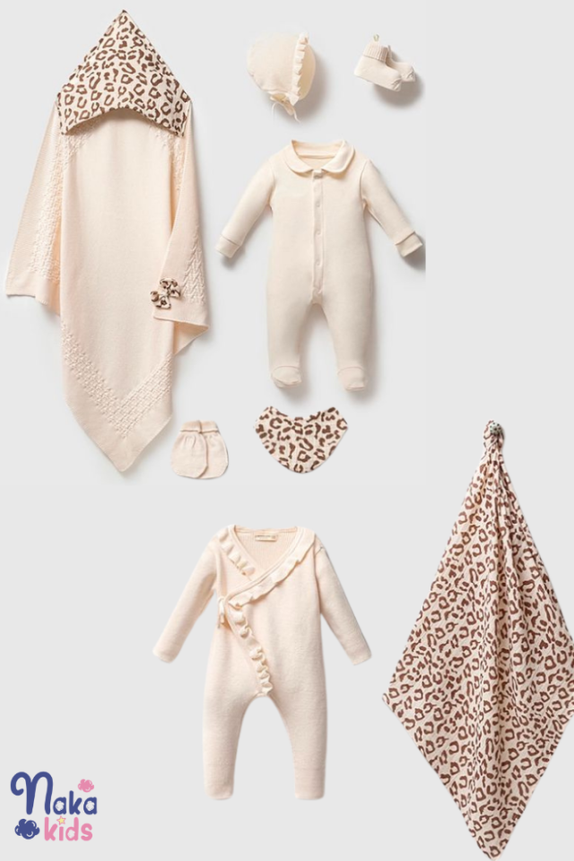 Baby Leopard Collection 8 Parça Kız Bebek Hastane Çıkış Seti
