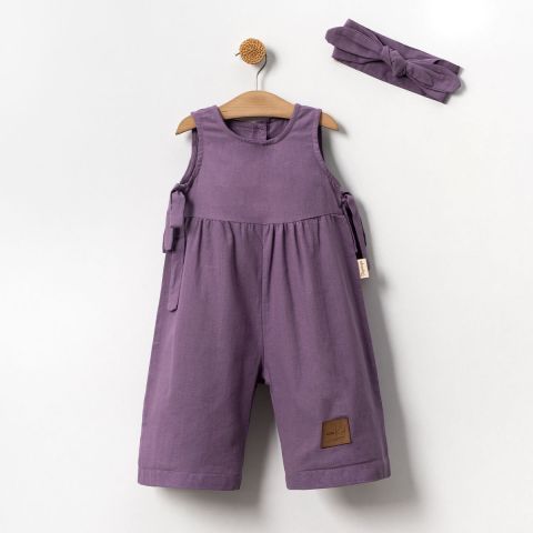 Pamuk Çocuk Tulum-Saç Bandı 3-4 yaş - haki