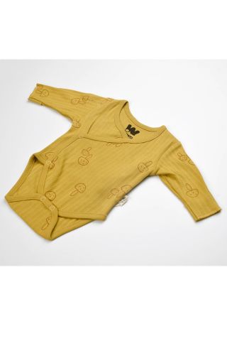 Mantar 2 li Body Takım-Hardal 0-3 ay