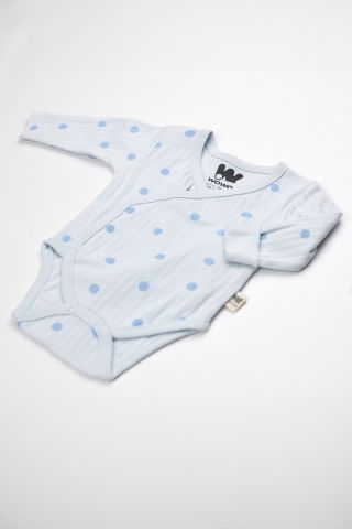 Mavi Puanlı 2 li Body Takım 6-9 ay