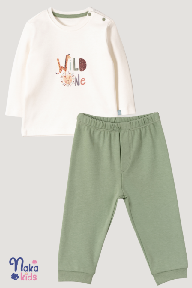 Zürafa Temalı Bebek Pijama Takımı