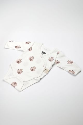 Ayı Kirpi 2 li Body Takım 9-12 ay