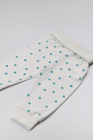 Puanlı 2 li Body Takım- Turkuaz 3-6 ay