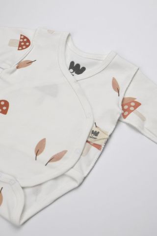 Mantar Yaprak 2 li Body Takım 0-3 ay