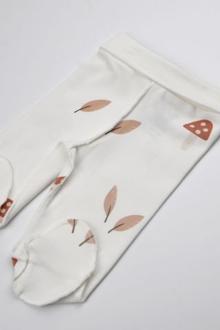 Mantar Yaprak 2 li Body Takım 9-12 ay