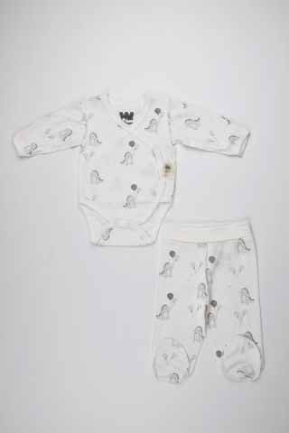 Bebek Dinazor2 li Body Takım 3-6 ay