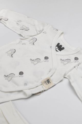 Bebek Dinazor2 li Body Takım 3-6 ay